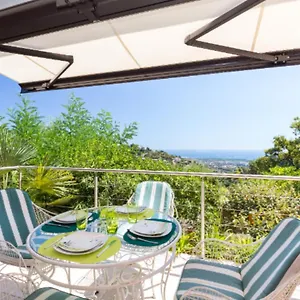 Independant - Beautiful Sea View&peaceful - Near Cannes , Mandelieu France